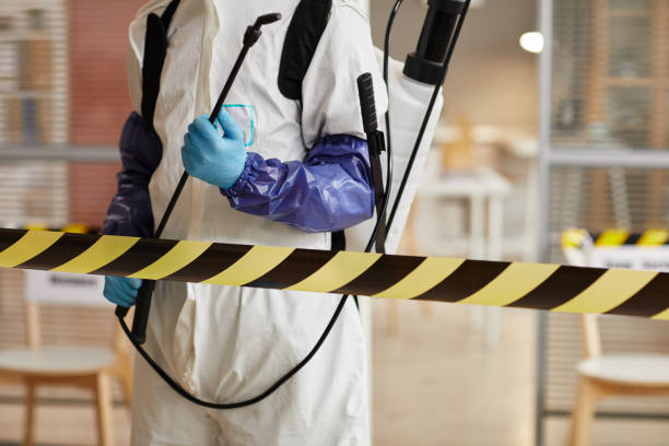 Professional Biohazard Cleanup technician working in Vandalia, MO